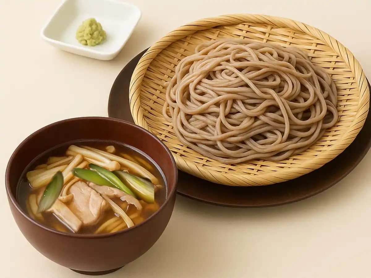 豚肉とえのきのつけそば