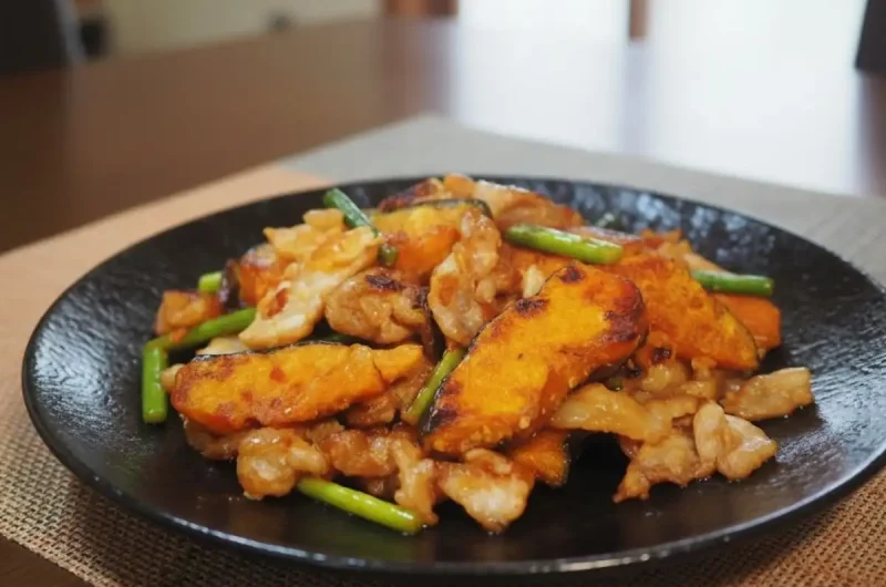 【DayDay】豚かぼスタミナ炒めのレシピ カボチャ使い切り亜希のざっくりキッチン