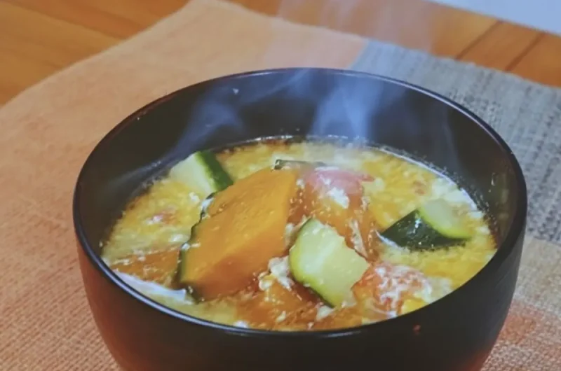 【DayDay】食べる和風かぼちゃスープのレシピ カボチャ使い切り亜希のざっくりキッチン