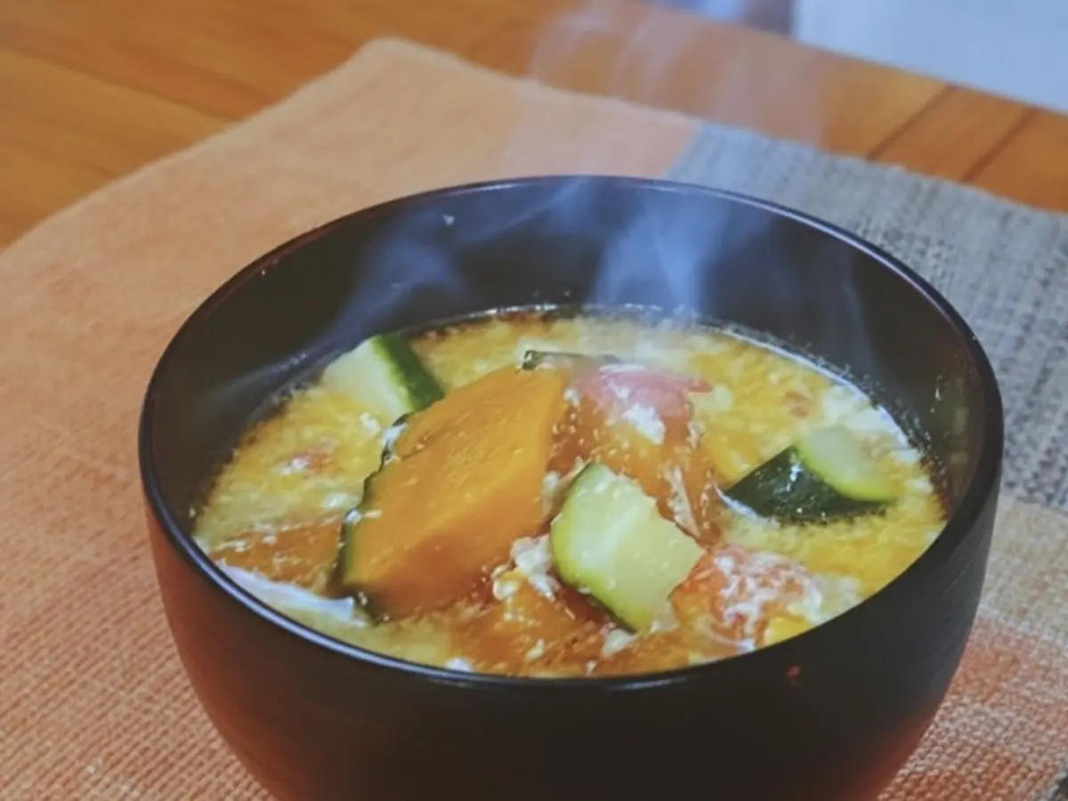 食べる和風かぼちゃスープ