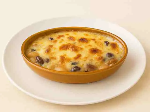 豆ときのこのグラタン