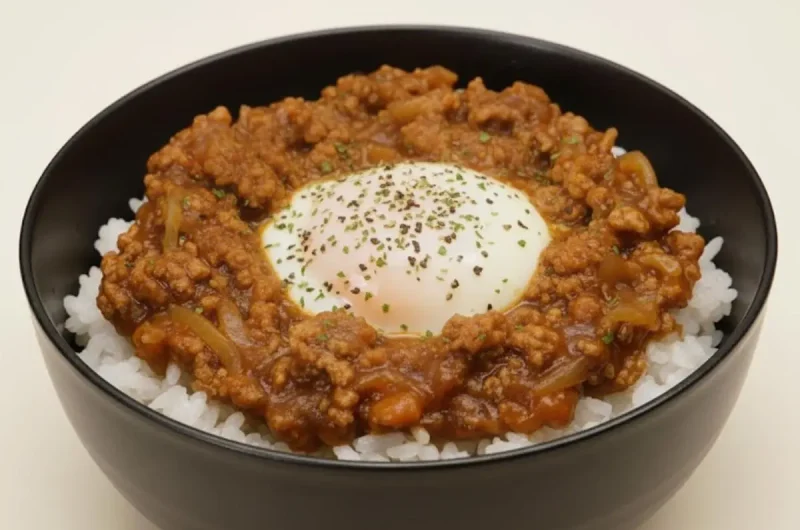 【シューイチ】時間半減!!華麗なる煮込みハンバーグ風丼のレシピ バズり飯1GP
