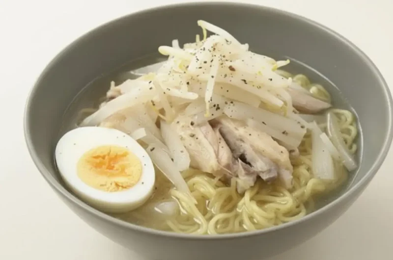 【きょうの料理】手羽先の和風ラーメンのレシピ 上野直哉さんのまかない麺