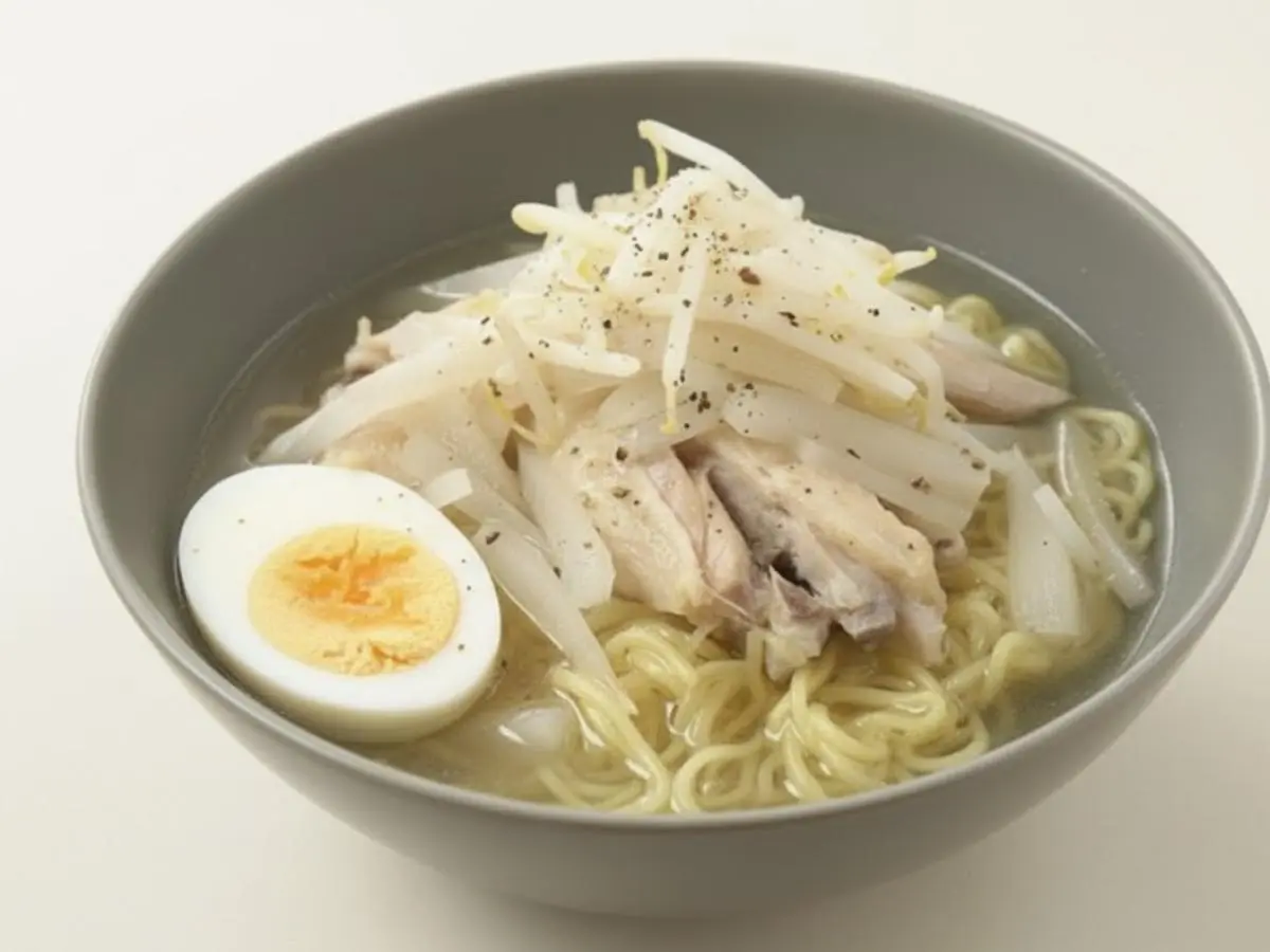 手羽先の和風ラーメン