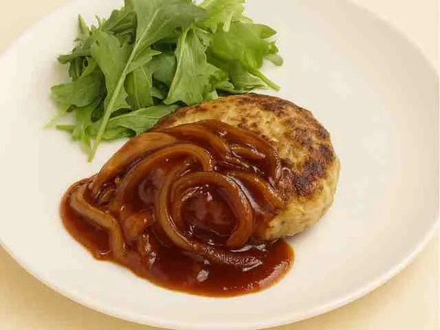 豆腐のポークハンバーグ