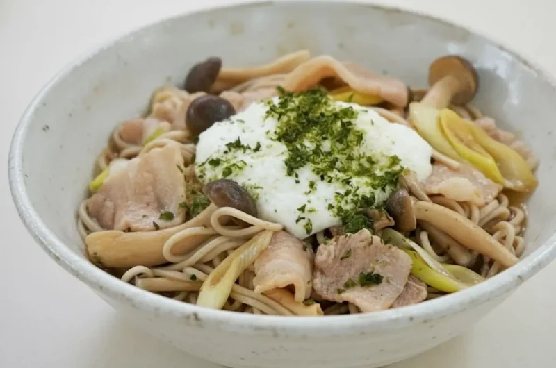 【あさイチ】豚バラとろろの混ぜそばのレシピ 井上祐貴さん