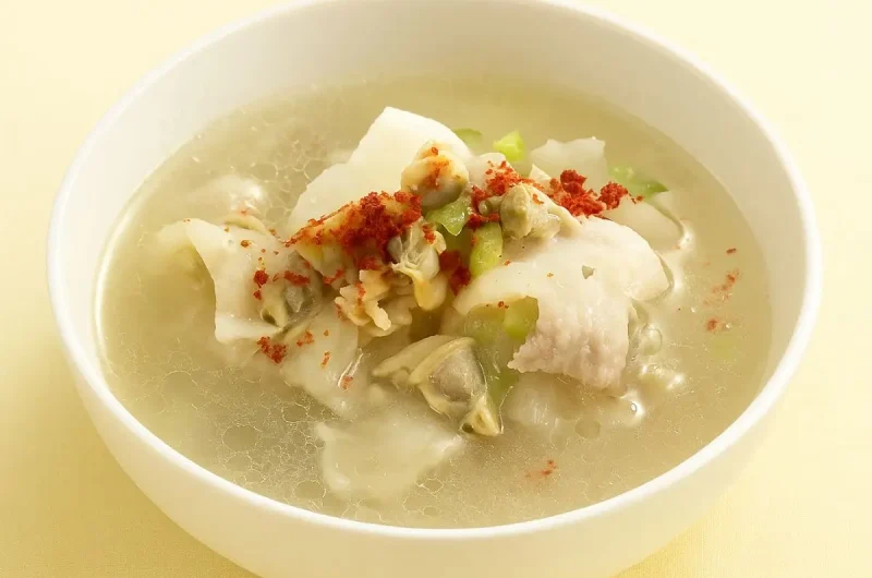 【きょうの料理】大根と豚バラとあさりのスープのレシピ 大原千鶴の幸せ時短ご飯