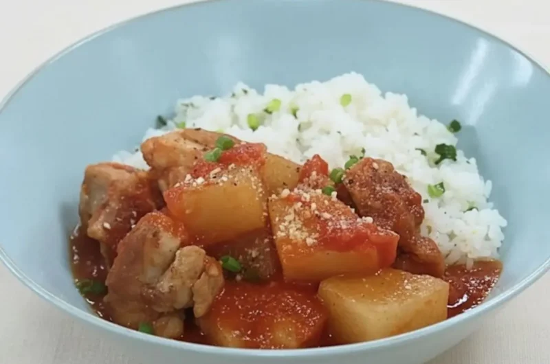 【あさイチ】鶏肉と大根のトマト煮のレシピ 牧野直子さんのみんなゴハンだよ