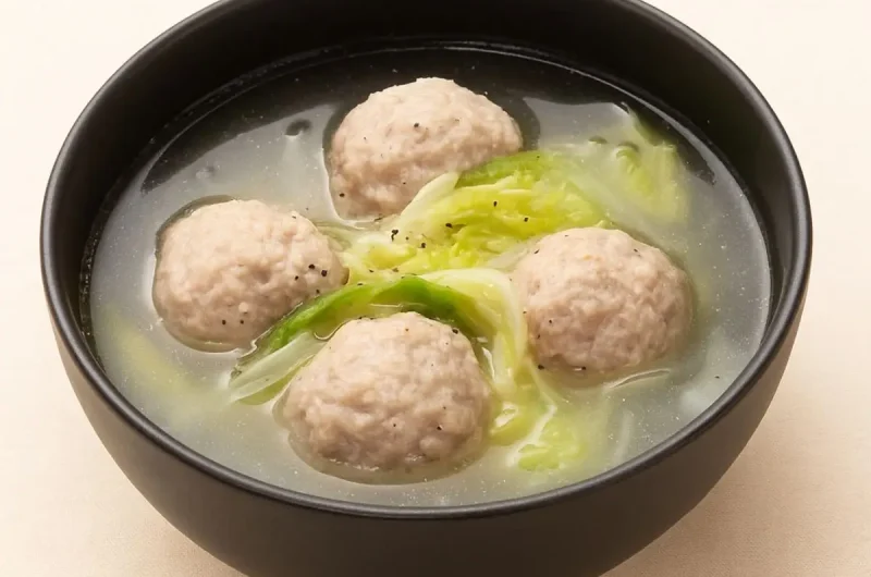 【きょうの料理】白菜と肉だんごの煮物のレシピ 髙城順子さん秋の軽やか煮物