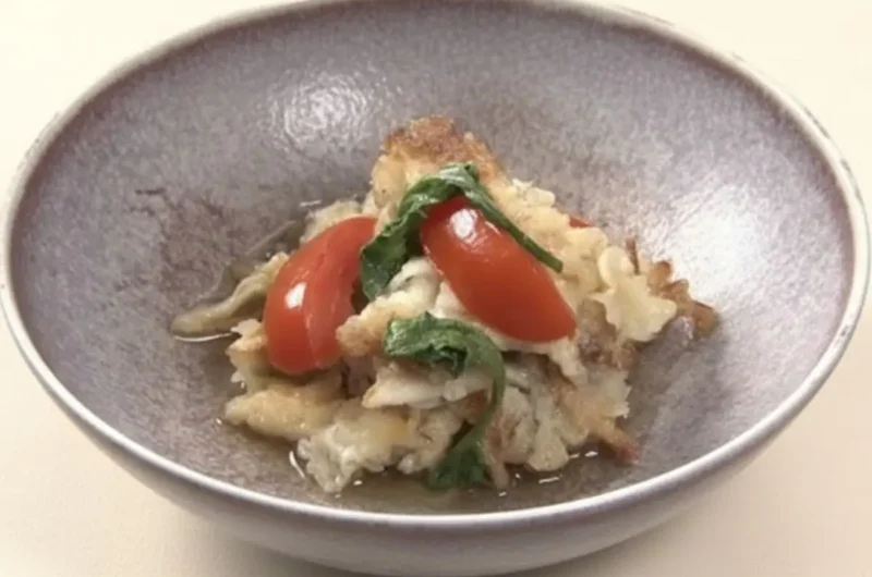 【きょうの料理】まいたけと春菊の焼きびたしのレシピ 中東久人さん