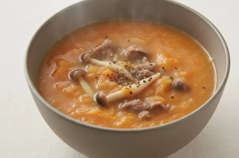 【きょうの料理】にんじんと牛こまのすり流しのレシピ 中東久人さん