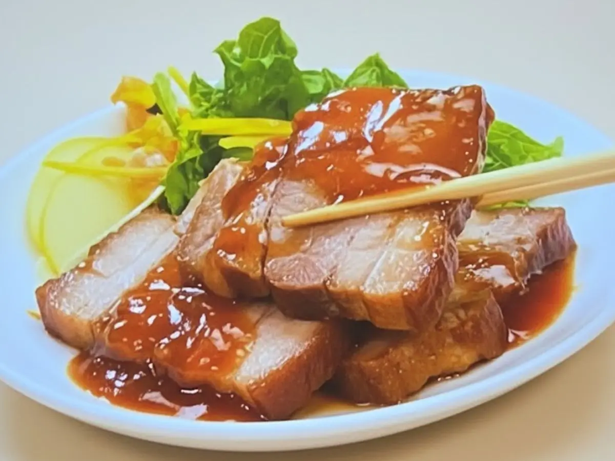 りんごチャーシュー