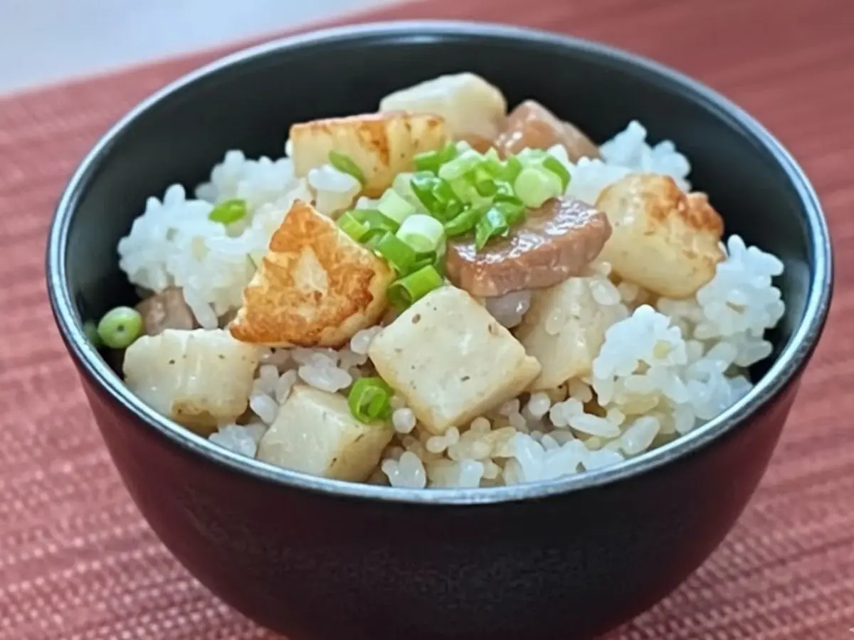 里芋のカリもち炊き込みご飯