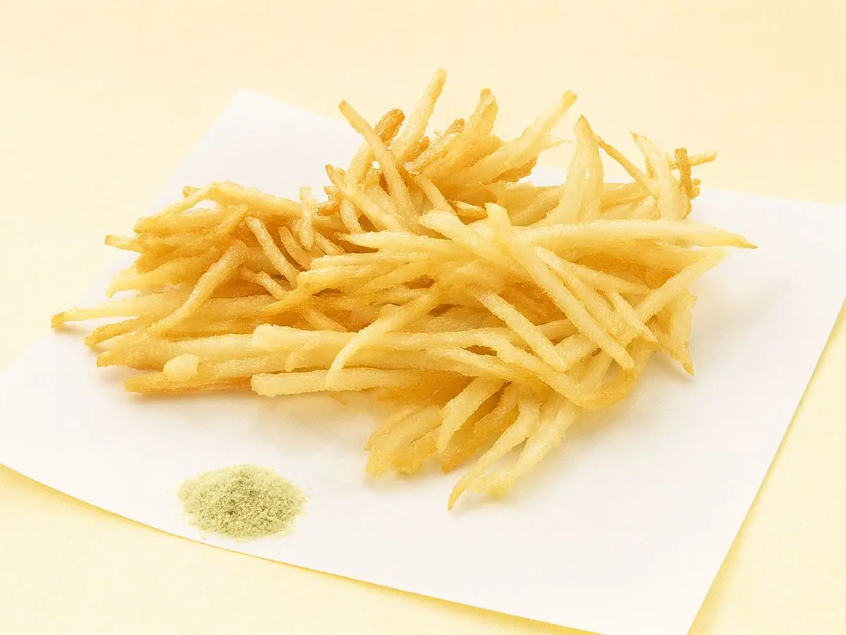 新生姜のかき揚げ