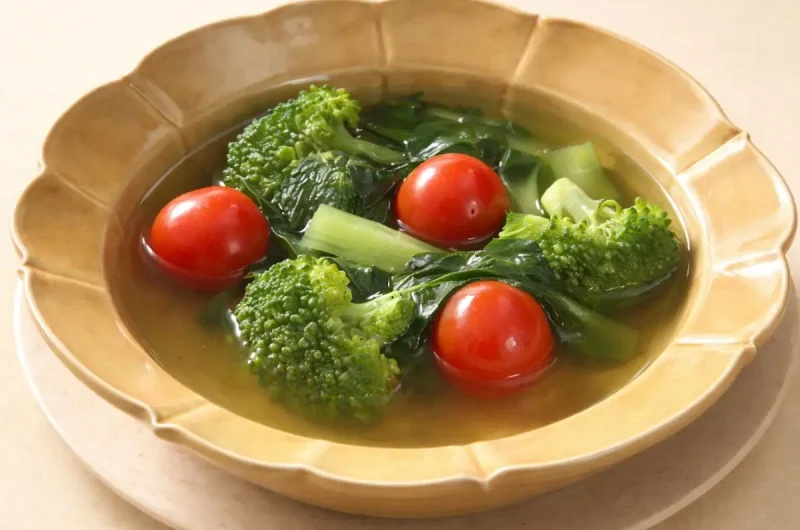 【きょうの料理】カラフル野菜のスープ仕立てのレシピ 操ばぁば