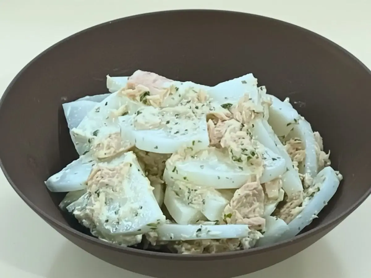 大根の青のりマヨあえ