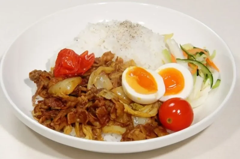 【DayDay】白菜のドライカレーのレシピ 白菜で亜希のざっくりキッチン