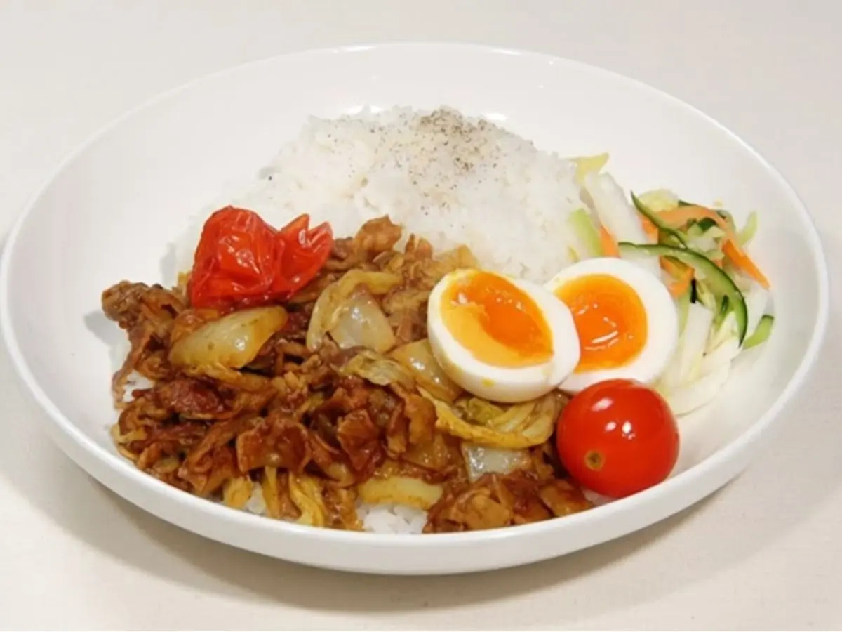 白菜のドライカレー