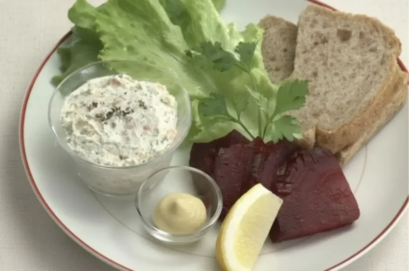 【きょうの料理】スモークサーモンのリエット ビーツ添えのレシピ 大原千鶴の幸せ時短ご飯