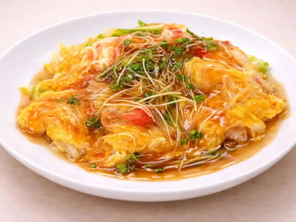 あんかけかにたま白菜