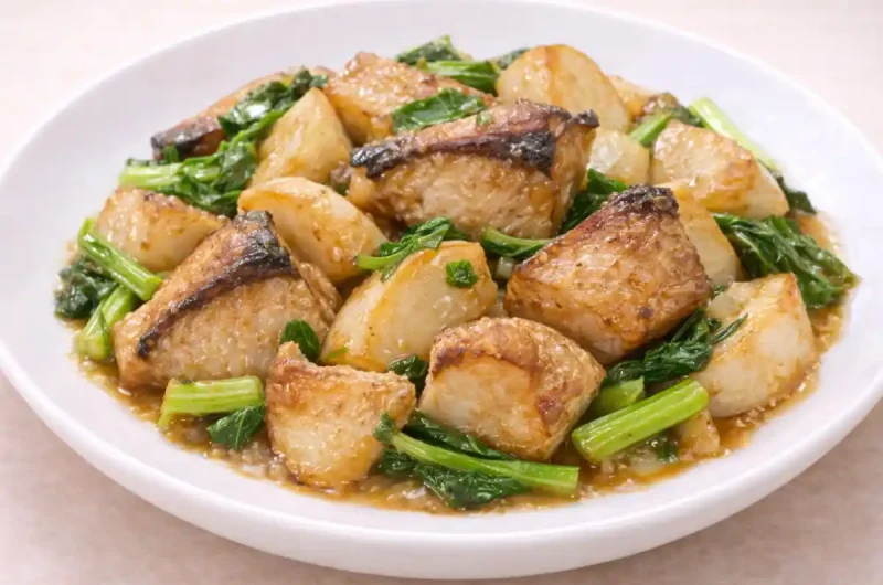 【あさイチ】ぶりとかぶのみそバター炒めのレシピ 今井亮さんみんなゴハンだよ