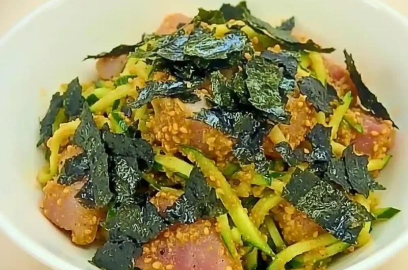 【あさイチ】ぶりときゅうりののりごまあえのレシピ 今井亮さんみんなゴハンだよ