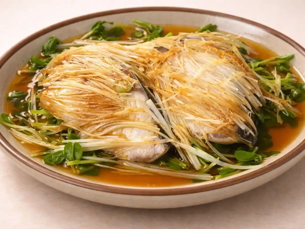 ブリの中華風酒蒸し