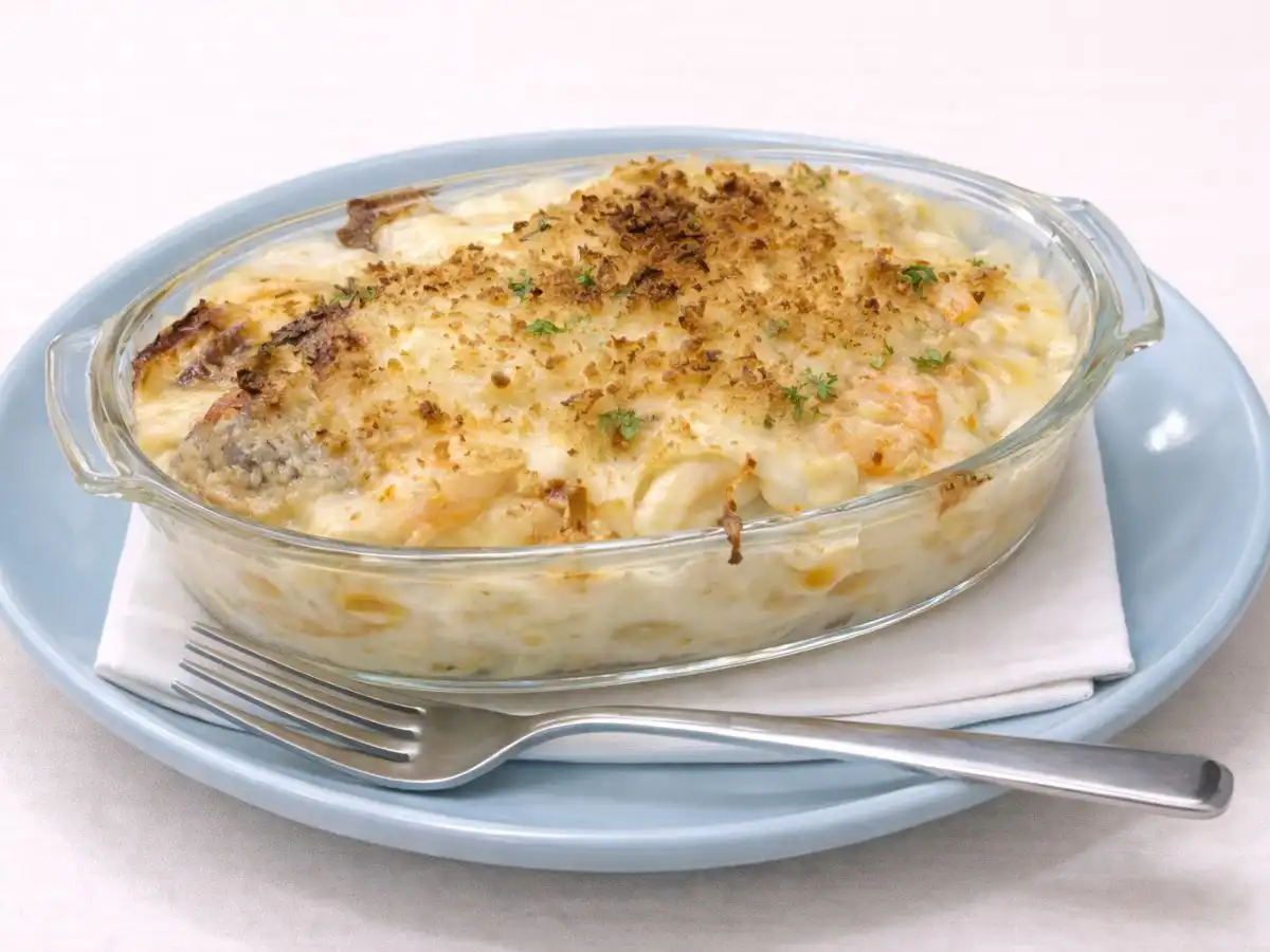 魚介マカロニグラタン