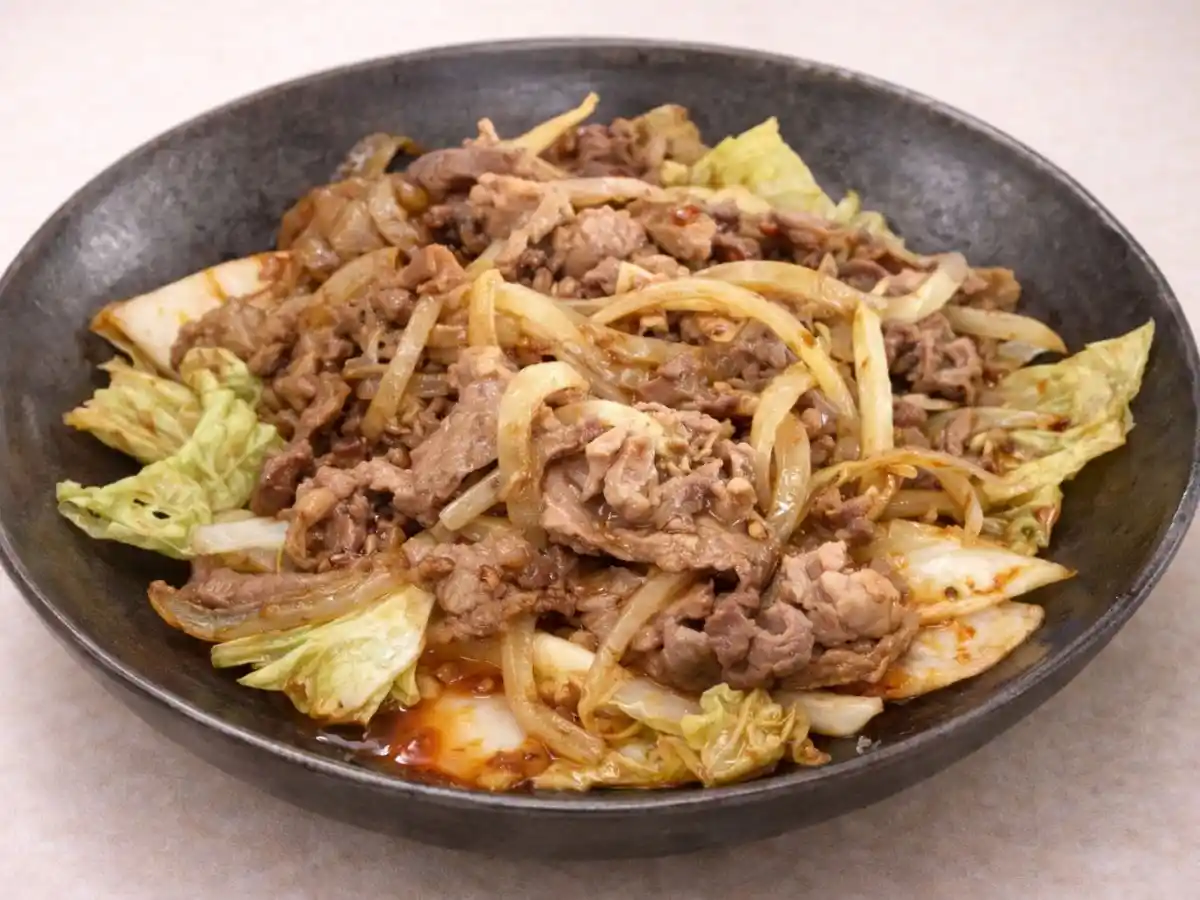 白菜の韓国風ホットサラダ