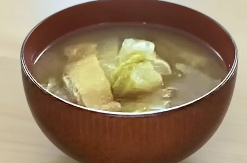 【相葉マナブ】白菜の味噌汁のレシピ 旬の産地ごはん白菜