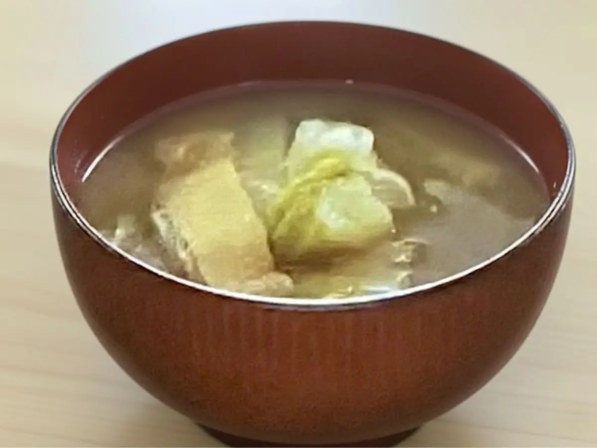 白菜の味噌汁