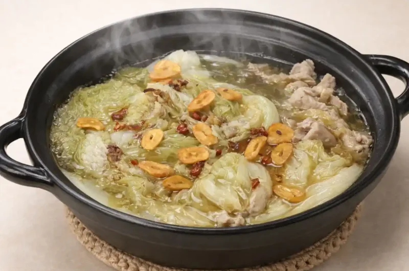 【きょうの料理】とろとろ白菜のぺペロン鍋のレシピ 夏梅美智子さんわが家のリピートレシピ 白菜&大根