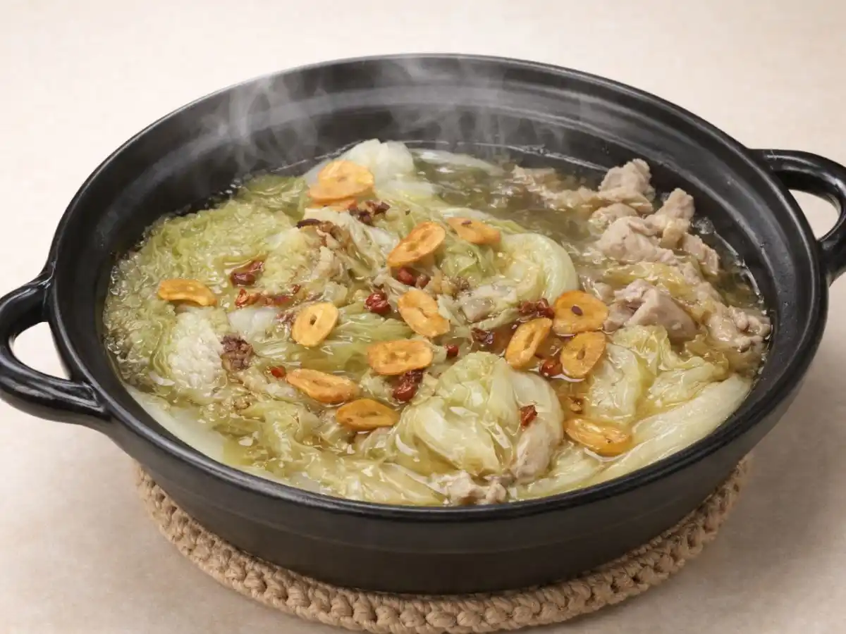 とろとろ白菜のぺペロン鍋