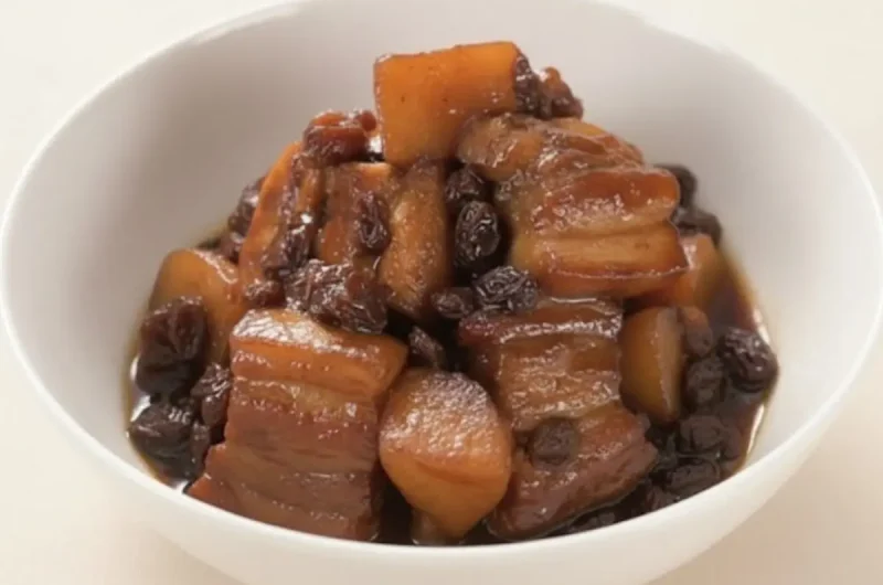 【きょうの料理】りんごと豚の角煮のレシピ 村田知晴さん