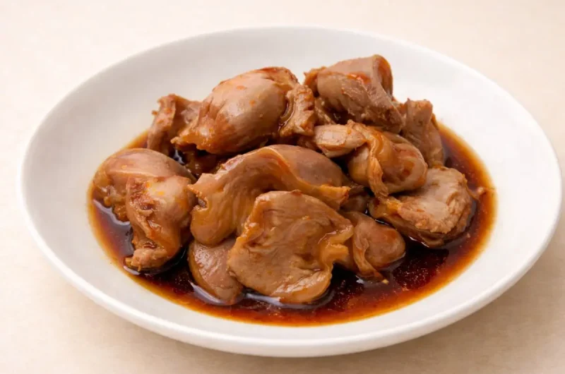 【平野レミの早わざレシピ】砂肝の醤油漬けのレシピ 伝説レシピベスト10！