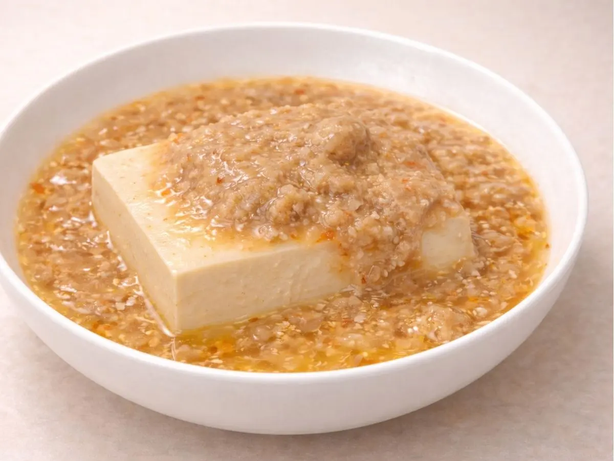 豆腐そぼろくずあんかけ