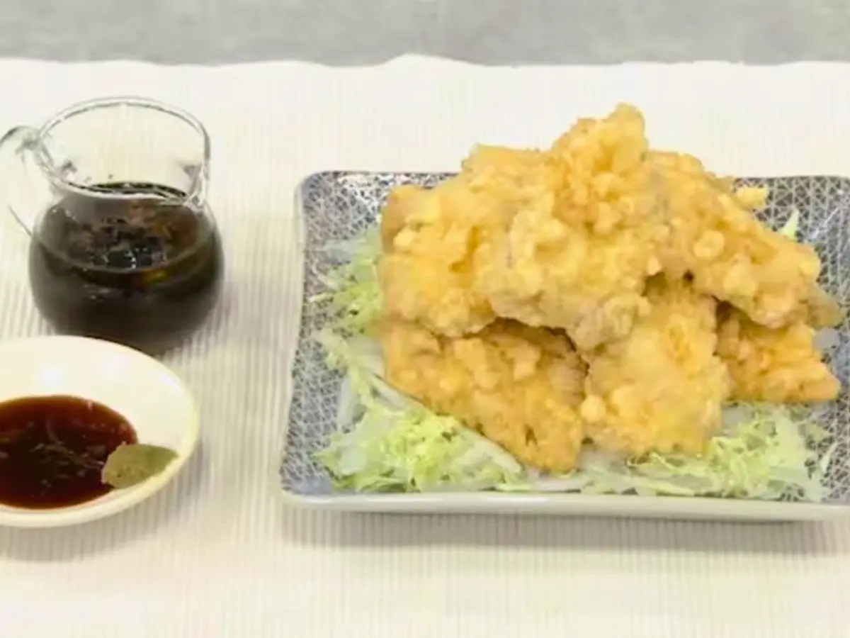 とり天みかんポン酢