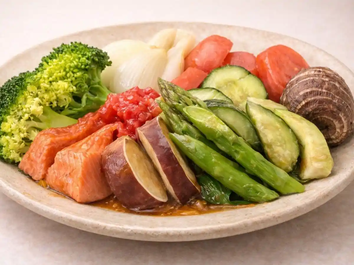 野菜の蒸し焼き