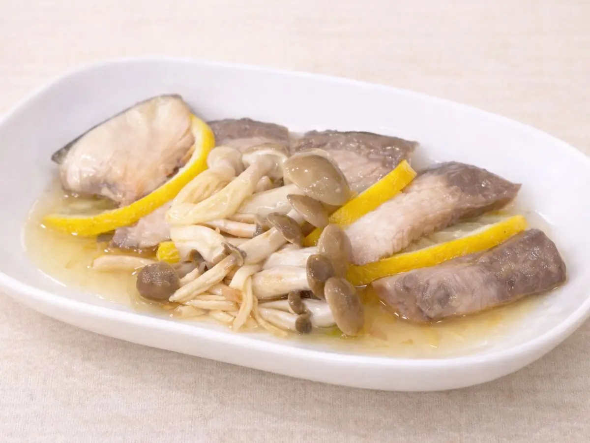 柚子香るぶりのレンチン蒸し