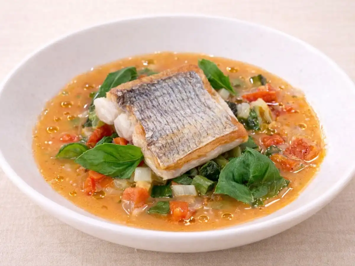 具沢山野菜スープ 太刀魚ソテー