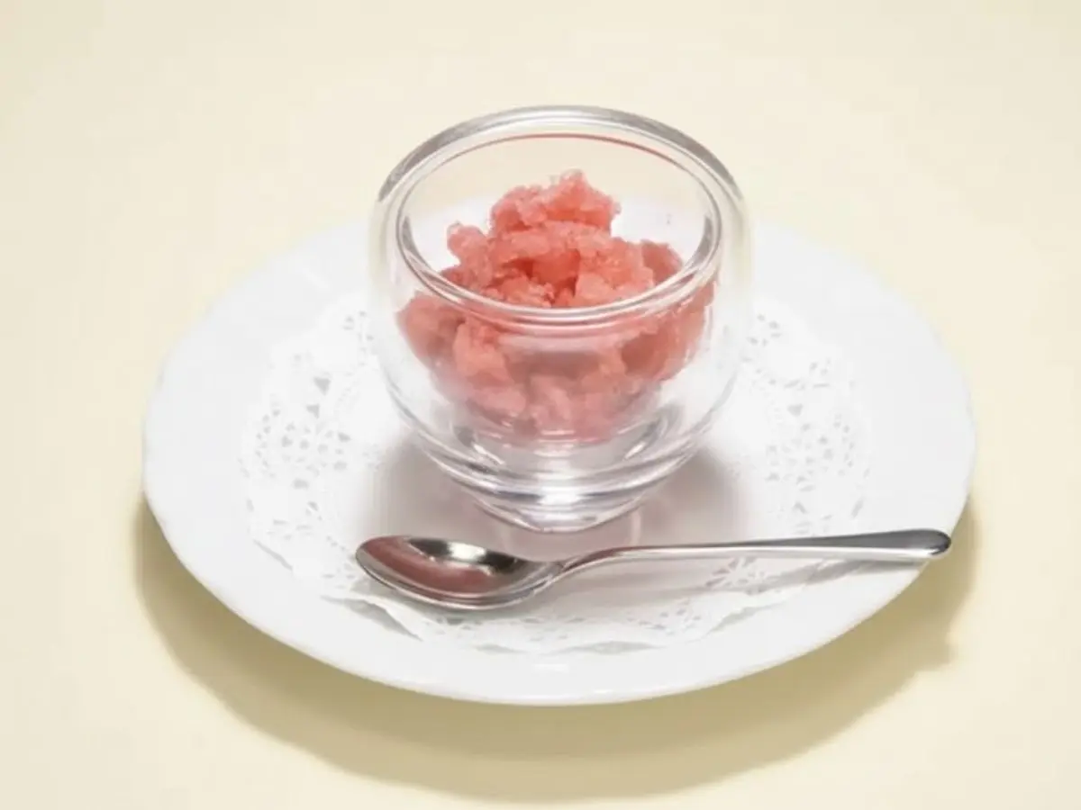 いちごのグラニテ