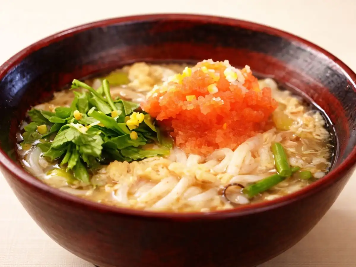 明太かきたまうどん