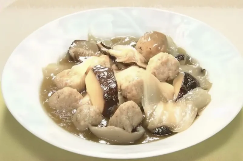 【きょうの料理】ねぎしょうが入り肉だんごの煮込みのレシピ 菊池晋作さん