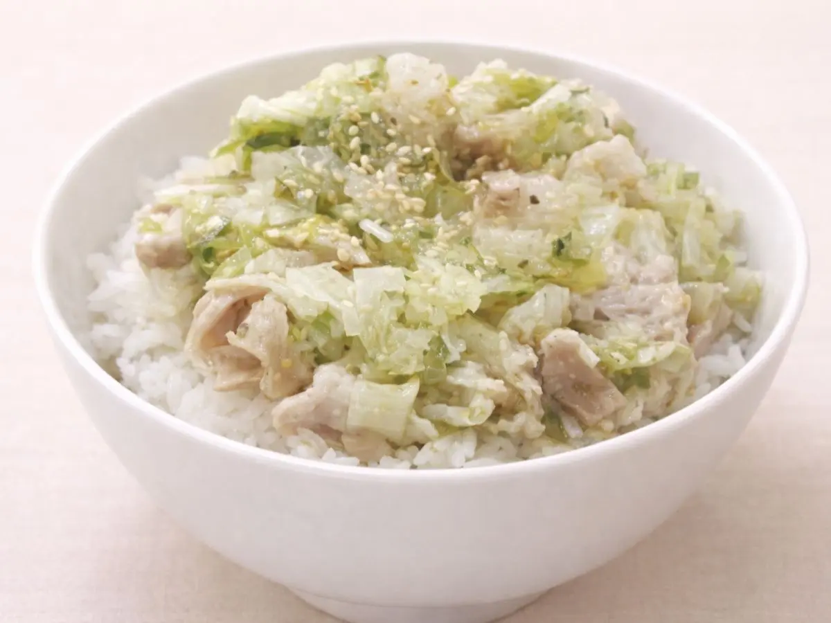 ネギ塩ダレの豚丼