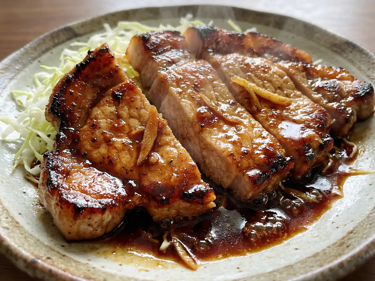 はちみつバルサミコしょうが焼き