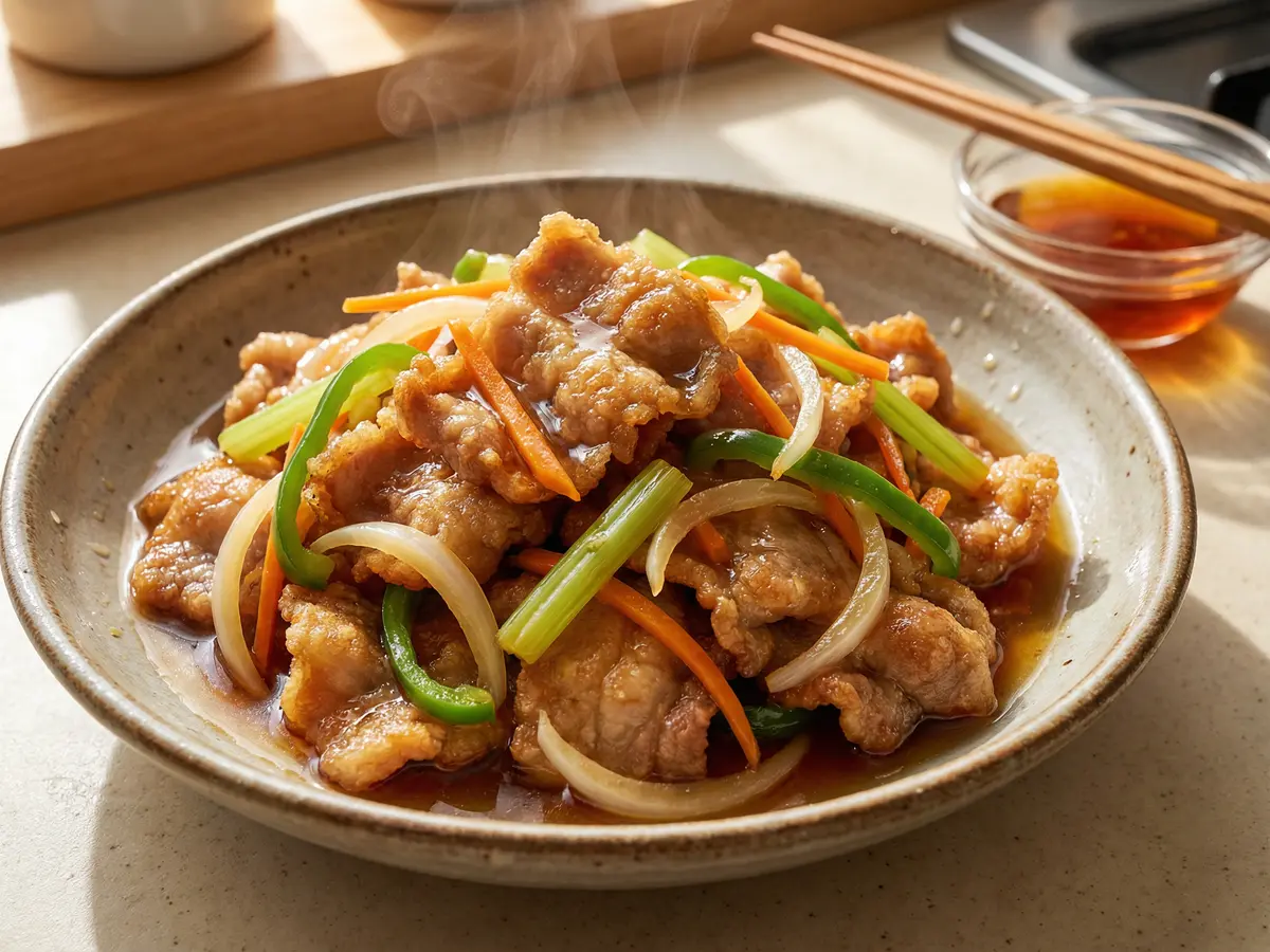 豚こまの洋風南蛮漬け