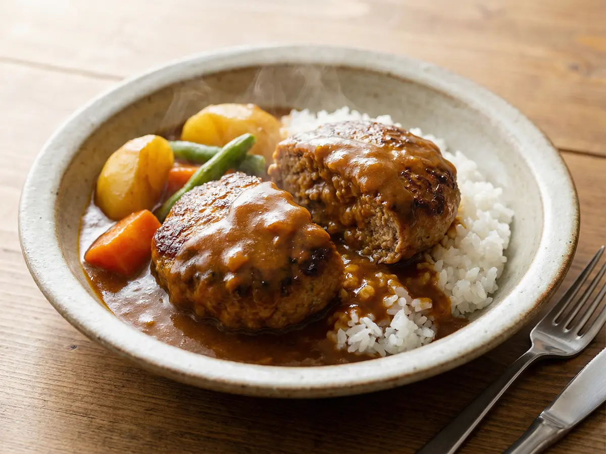 カレーハンバーグ