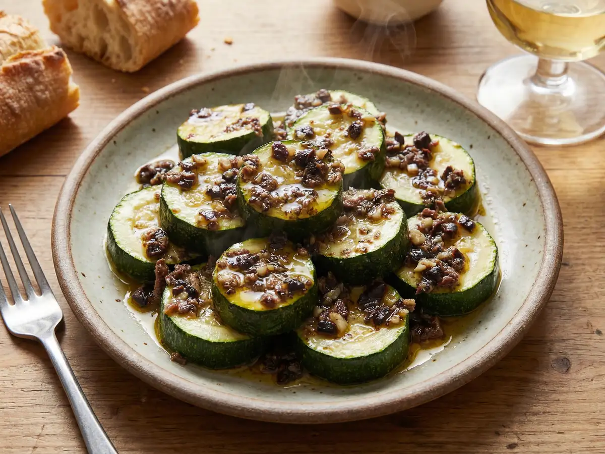 ズッキーニのタプナードソース