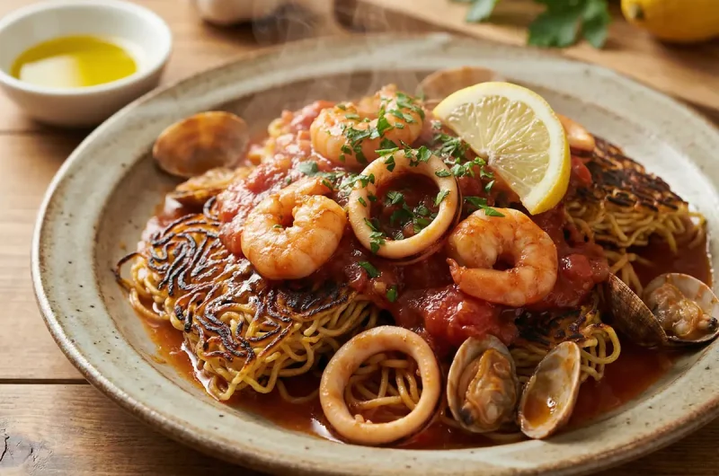 【志麻さんのレシピ】海鮮トマト焼きそばの作り方