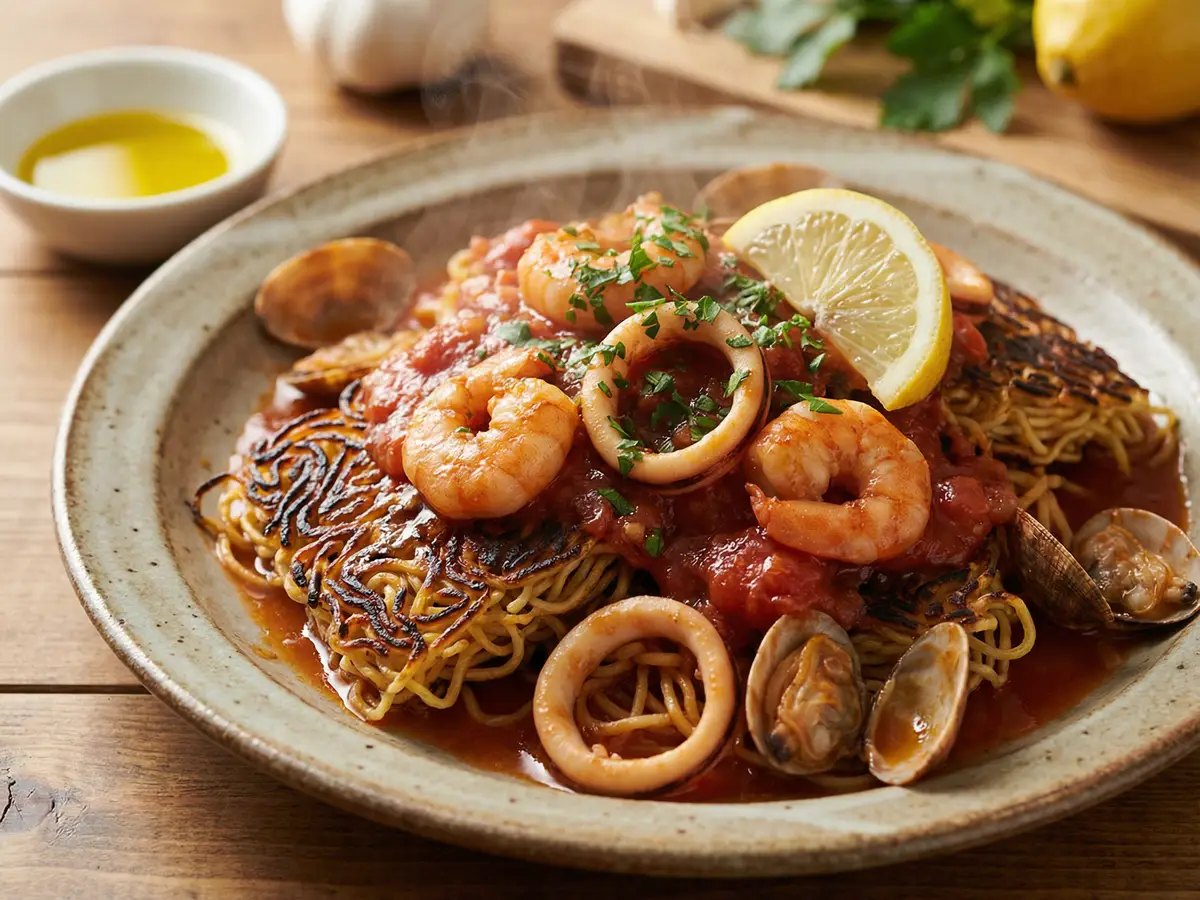 海鮮トマト焼きそば